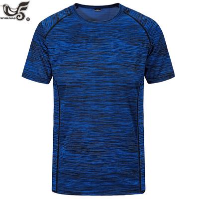 Taglie Forti 8xl Uomo 'S Cool Running Asciugatura Rapida Fitness Atletica Compressione Sport Allenamento Uomo T-Shirt