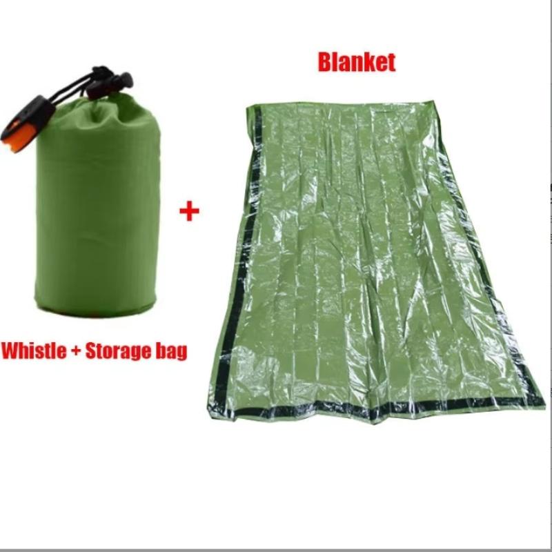 1-3Pcs Emergency Blanket Outdoor Survival First Aid Kit Windproof Insulation Lifesaving Pet Foil Thermal Military Rescue Blanket