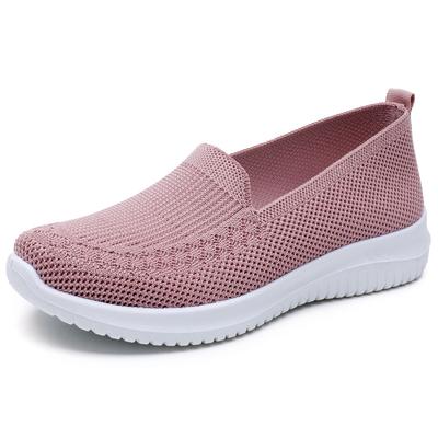 Mocasines de Mujer Zapatos Planos Cómodos Slip-ons de Algodón Tejido Zapatos de Lujo Zapatos de Ballet para Mujer Zapatos de Mujer Zapato para Adulto a la Moda