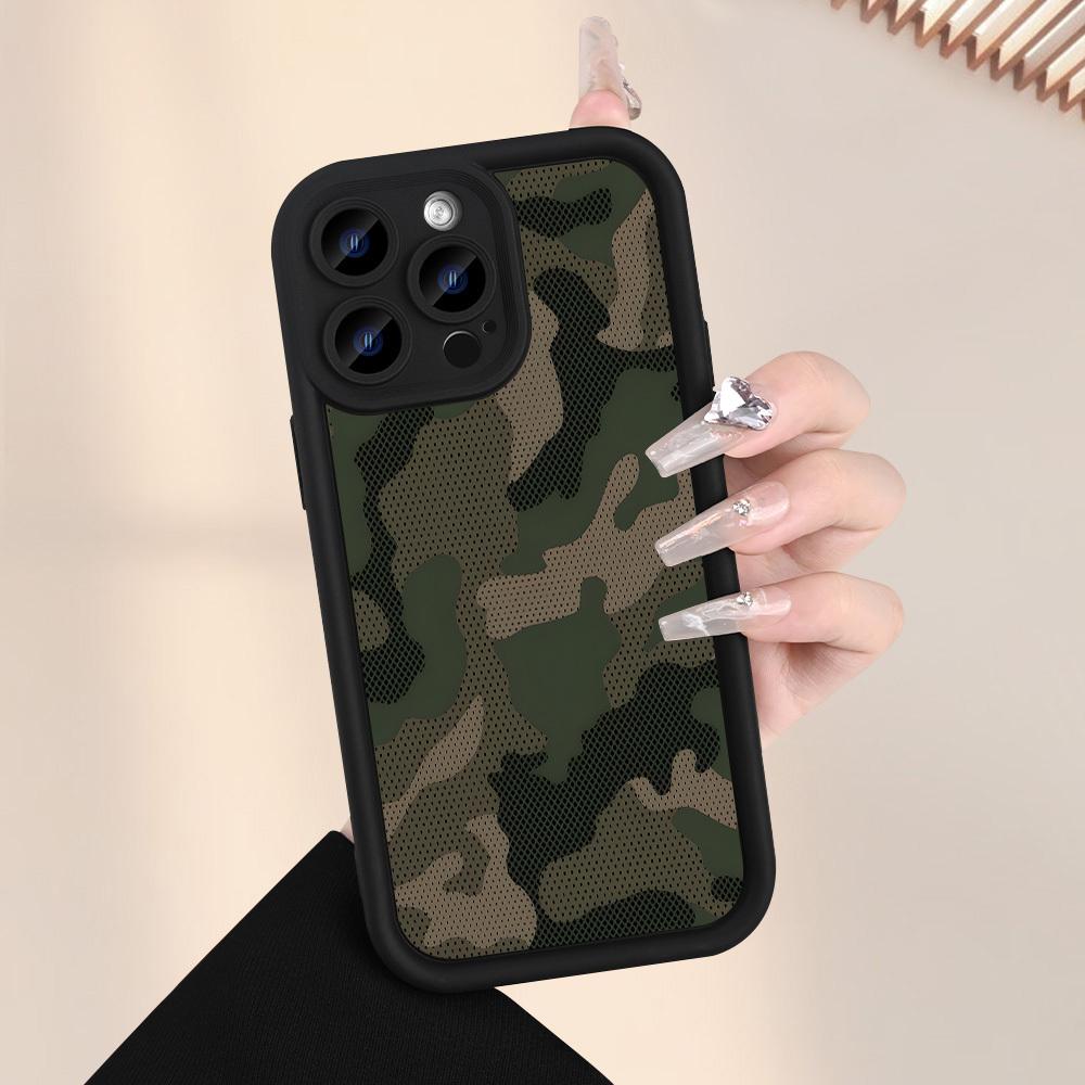 Camouflage Printed Pattern Phone Case Suitable for iPhone 17 16 15 14 13 12 11 Pro/Max/Plus Anti Drop and Shockproof Back Cover