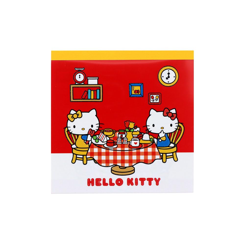 Stationery Sanrio Characters Goods Memo Pad Square Hello Kitty Red S2849208 Sun-Star
