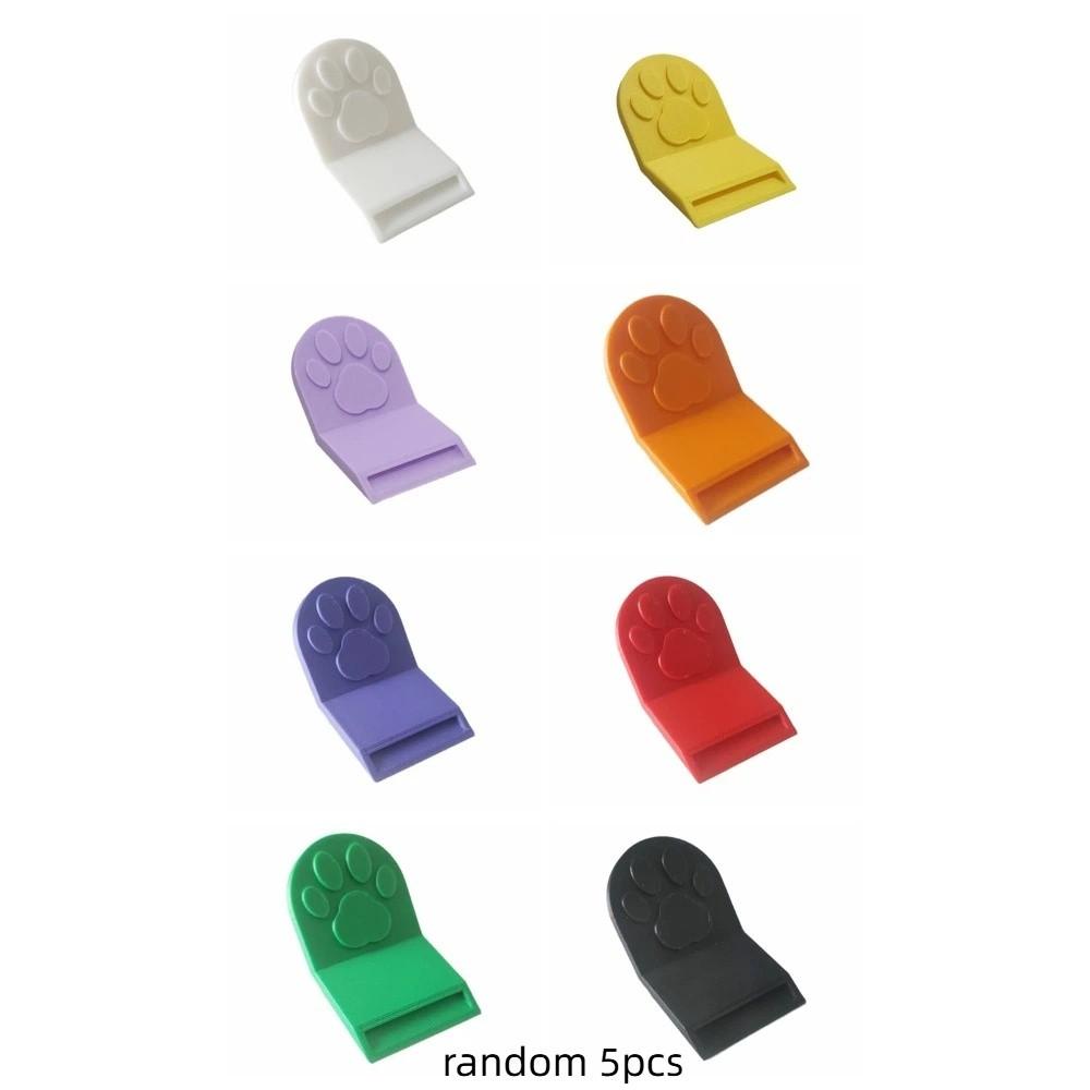 5pcs Cat Paw Cat Food Can Opener Colorful Portable Can Opener Tool 3D Printing Household Products Pet Corkscrew Cat