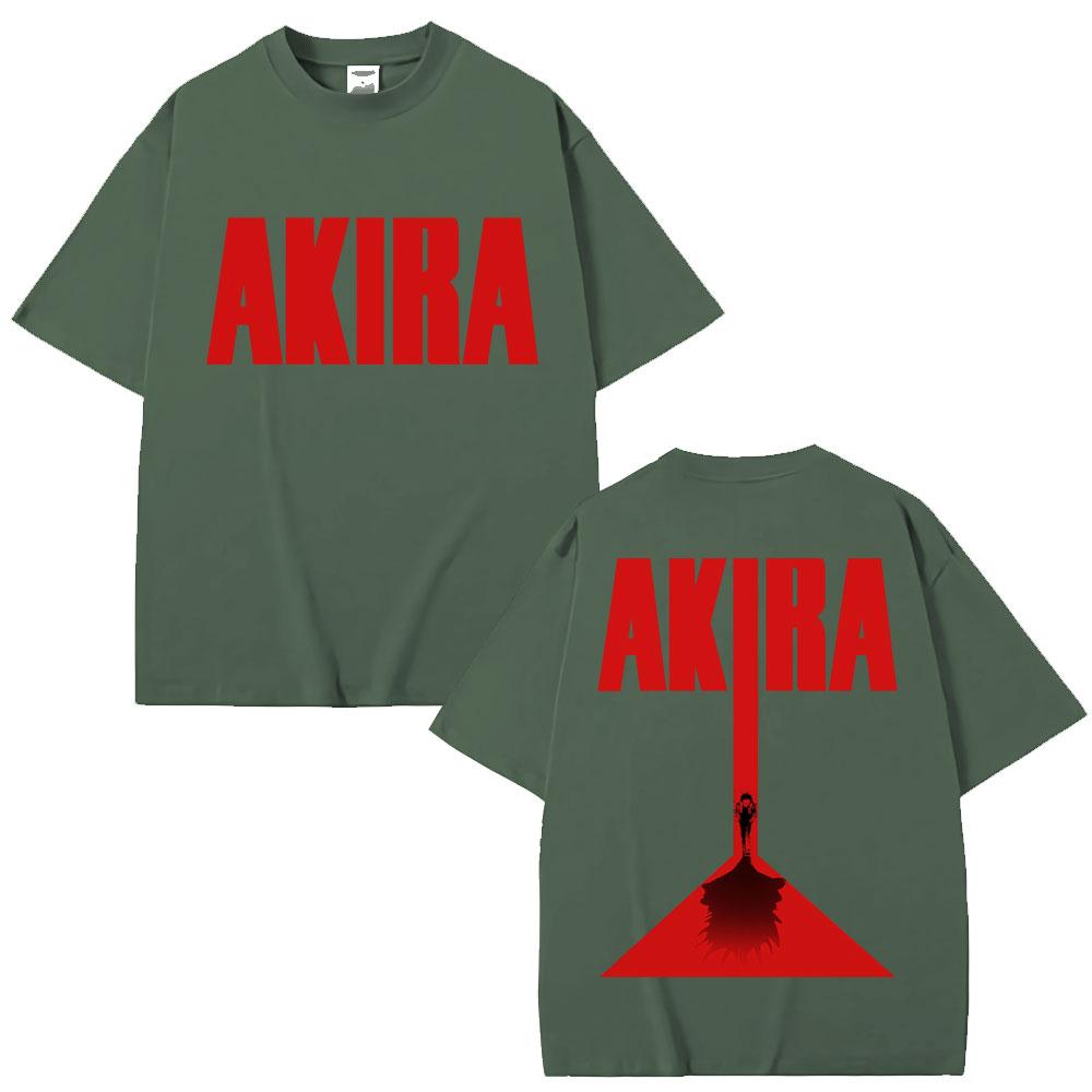 Japanese Anime Akira Vintage Tshirt 90s Science Fiction Movie Shotaro Kaneda Unisexga T Shirt Soft Cotton Casual Oversized Tshirts