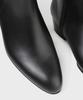 Firenze Atelier 4.7Cm Castarsole Minimal Zipper Ankle Boots 3335 [Black Fg]