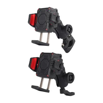 Shockproof Bike Phone Mount Support Rack For Ebikes And Motorcycles Handlebar Navigation For Smartphones Up To 90mm Wide