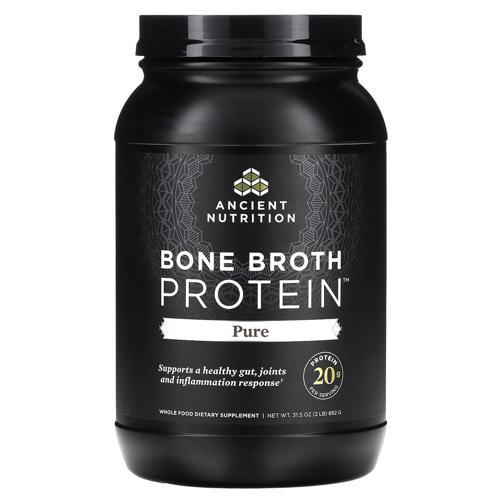 Beef Bone Broth Protein, Pure, 892G (2Lb)