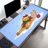 Winter Winnie Pooh Adventure Large Gaming Mouse Pad Nonslip Rubber Base Waterproof Desk Mat For Office Pc Laptop