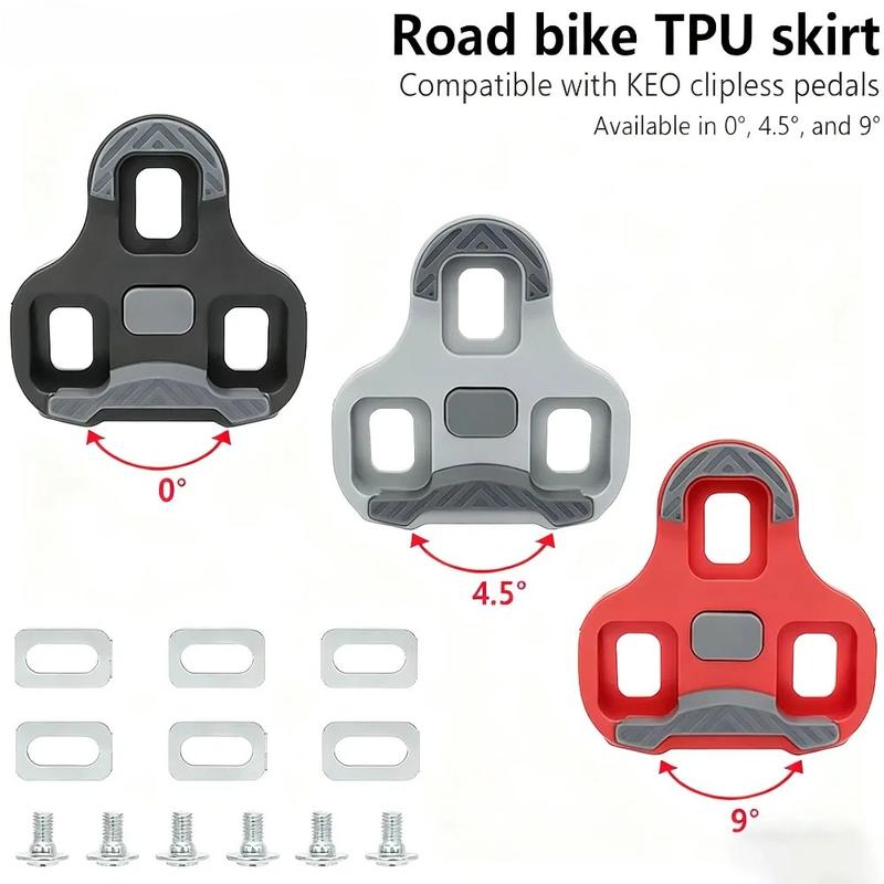 TPU anti-slip lock pedal pads for road bicycles,universal for MTB road bikes,suitable for LOOK KEO buckle pieces,locks and clips