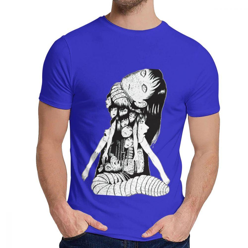 Soft Tomie Japenese Scare Junji Itou T Shirt Man S Retro Style Soft Cotton Classic Round
