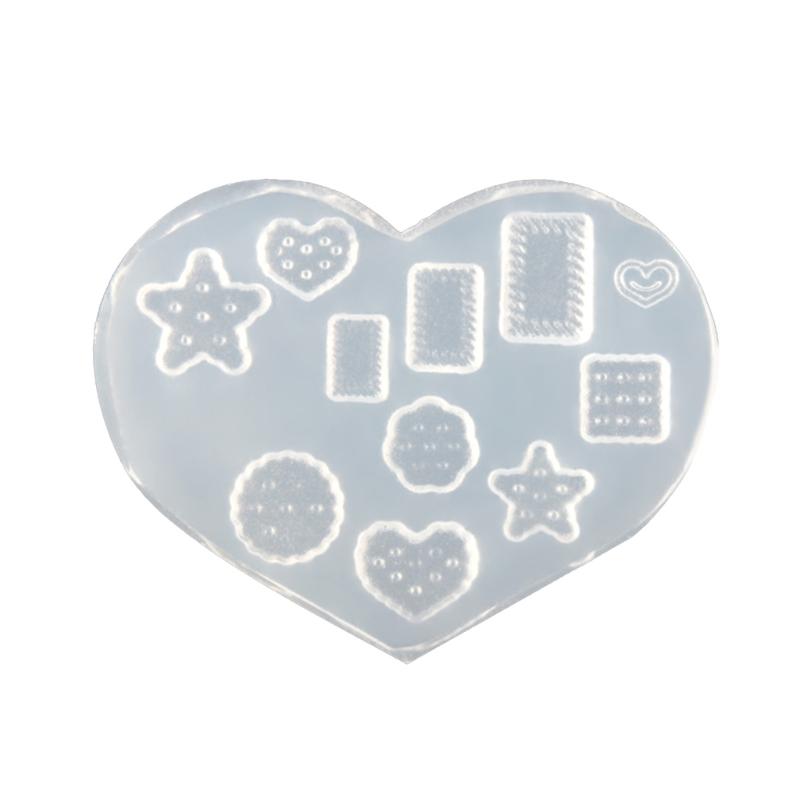 Silicone Stamping Nail Art Molds 3D Silicone Stamp Polish Resin Cute UV Gel Mold DIY Nail Art Tools for Nail Decorations