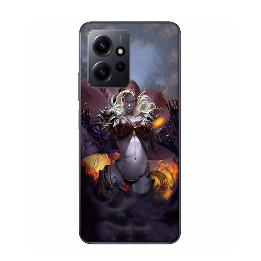 Custodia per Telefono Elfo W-World Of W-Warcraft Per Redmi 12 13C 12C 15C 9 10 10C Note 13 Pro Plus 14 15 Pro 9T 9C 9A TPU Morbida Trasparente