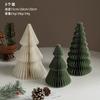 Faltbare Weihnachtsmann-Ornamente 3D Papierwaben-Weihnachtsparty-Requisiten 2026 Festival Schreibtisch DIY Bastelarbeit