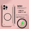 For Magsafe Magnetic Frameless Phone Case For iPhone 7P 12 13 14 15 16 Pro Max 15 16 Plus Ultra Thin Hard PC Shockproof Cover