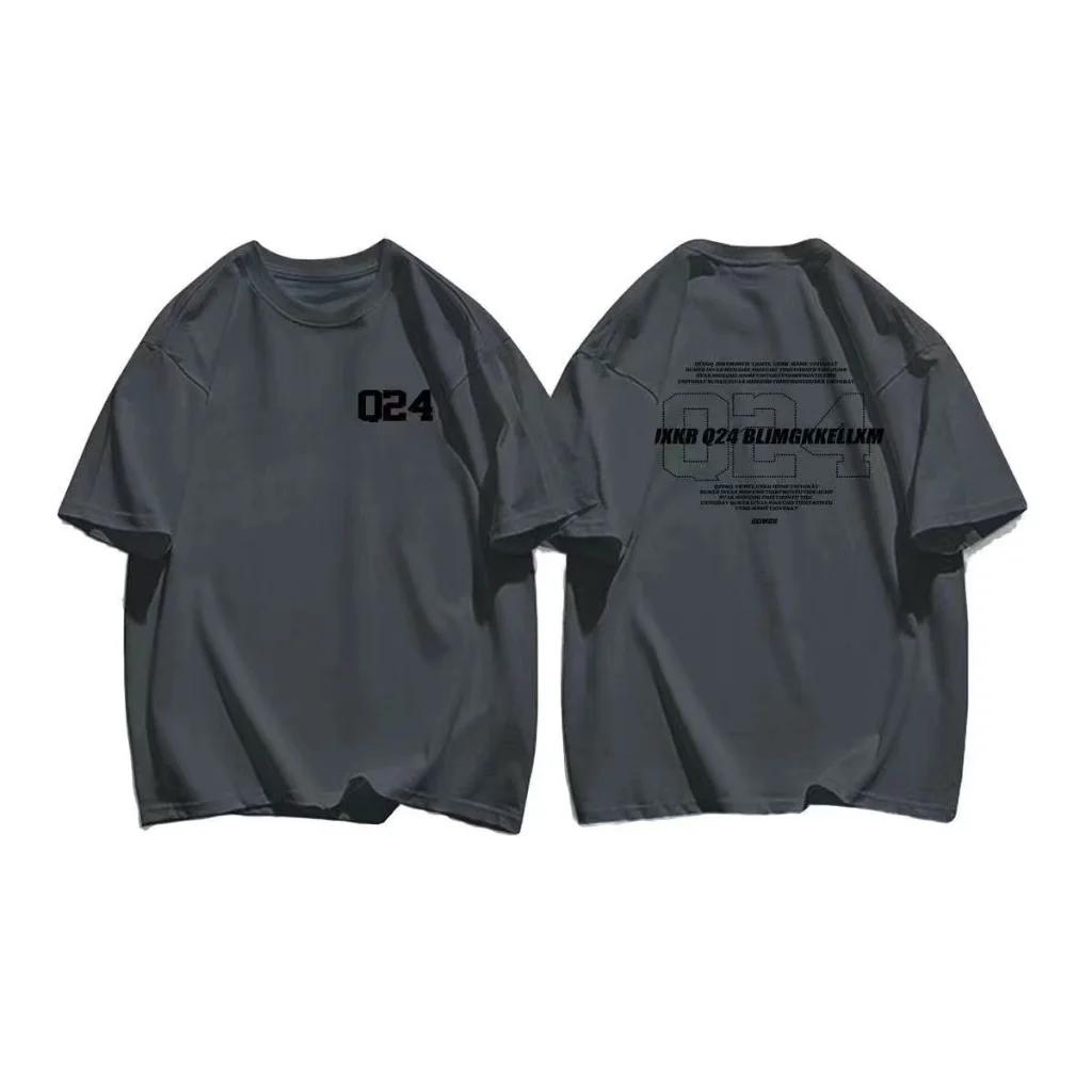 2025 New American Men's Letter Print T-shirt 100% Cotton Short Sleeve Tee Comfort Casual Street Fitness Sport Y2k Top Men Clothe
