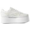 Reebok Zapatillas Deportivas Blancas Neón Rojo Negro para Mujer X Gigi Hadid Plataforma Triple de Cuero Clásico DV4110