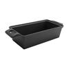 Cast Iron Bread Pan with Lid, Heavy Duty Loaf Pans for Baking Bread, Loaf Pans for Oven Baking, 2PCS (Black)