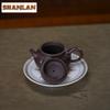 150ml Elegant Yixing Purple Clay Teapots Handmade Auspicious Beast Rib Pot Raw Ore Mud Tea Maker Kettle Zisha Tea Set Drinkware