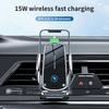 Caricabatterie Wireless Supporto per Telefono da Auto Stand Stazione di Ricarica Rapida 15W Per iPhone Xiaomi Samsung Huawei Caricabatterie Wireless Magnetico da Auto