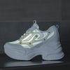 Spring and Summer Women's Shoes New Small Wedge Heel Muffin Thick Sole Inner Height Increase and Casual Single Shoes
