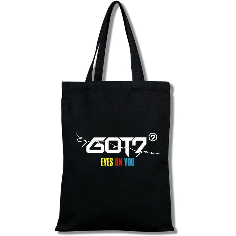 

Handbag Women S Got7 Album Peripheral Support Canvas Bag Student Literary Women S Bag, Versatile Sail 8