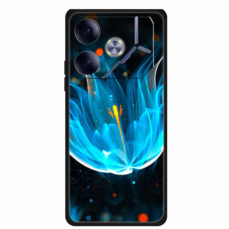 Phone Case For Tecno Pova 6 Back Cover Case Shockproof Black Silicone Soft Funda For Tecno Pova 6 Case Pova6 6.78" Capas Coque