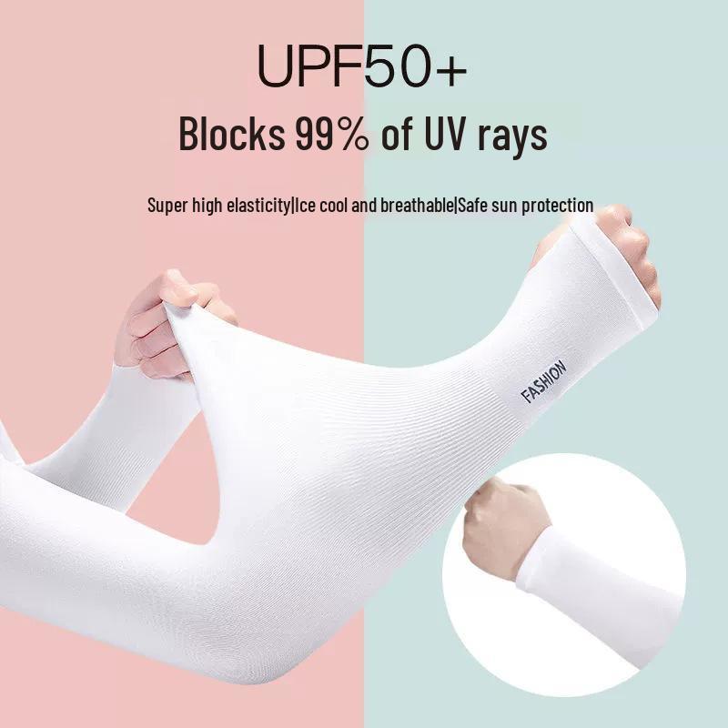 Damskydd mot UV-strålning i is-siden - Sommar mot solbränna