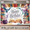 Magic Castle Birthday Banner, Academy Theme Backdrop Wall Decor for Party