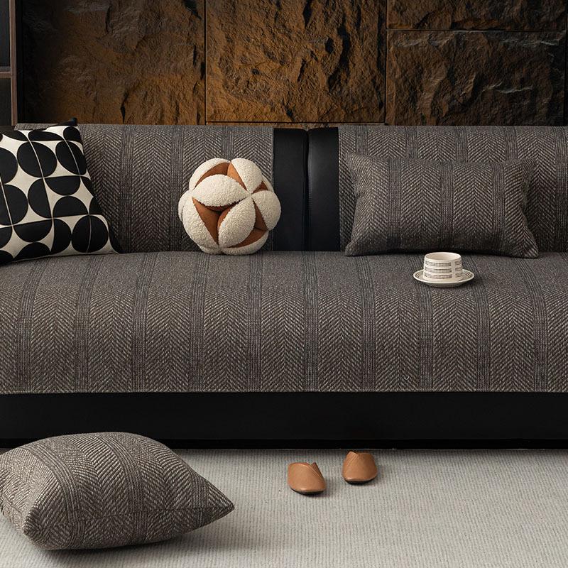 Sofa Cushion Universal In All Seasons  New Seat Cushion Light Luxury High Sense Simple Non-Slip Summer Cover Cloth Towel