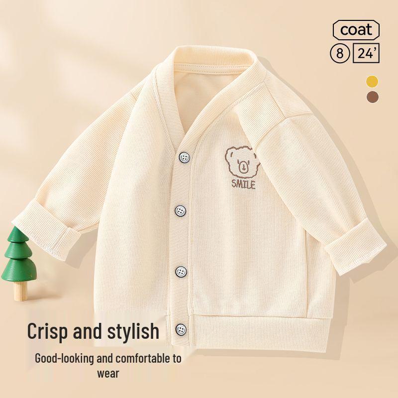 Minnie Fleece Cardigan: Warm Spring/Autumn Jacket for Infants and Toddlers