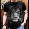 Lin Tiger Muay Thai T-Shirt Kick Boxing 3D Print Vintage Training UV Protect Quick Dry Men Women Unisex Short Sleeve Round Neck MMA Mix Martial Art