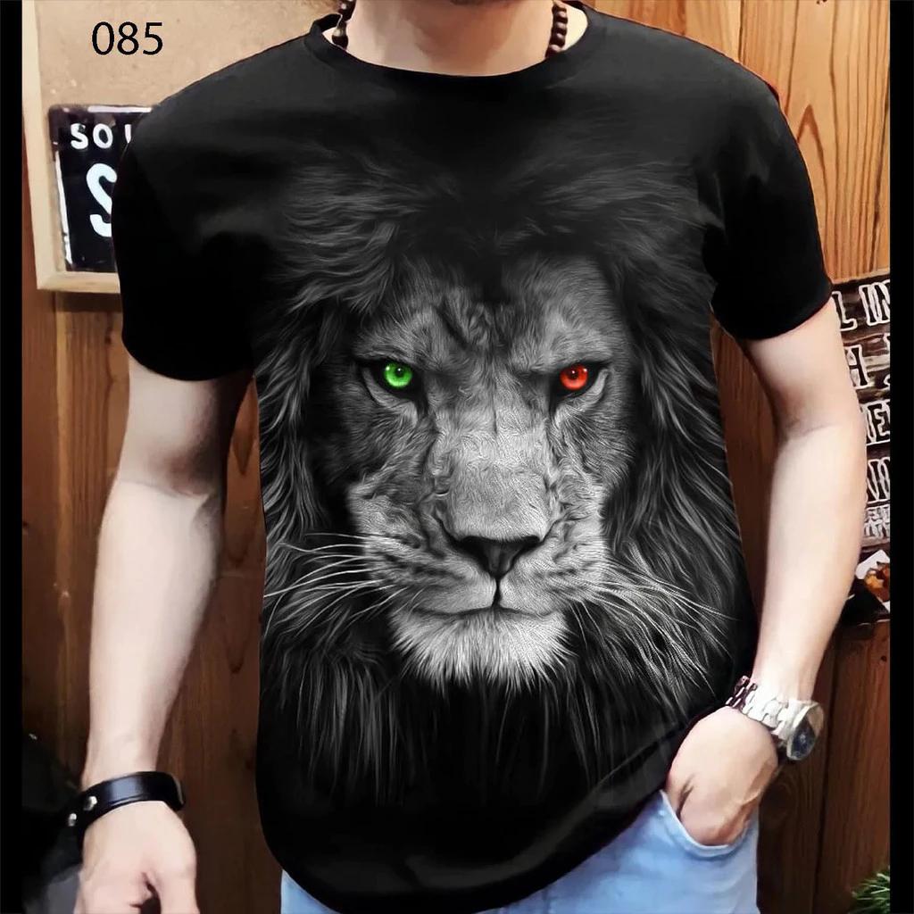 Lin Tiger Muay Thai T-Shirt Kick Boxing 3D Print Vintage Training UV Protect Quick Dry Men Women Unisex Short Sleeve Round Neck MMA Mix Martial Art