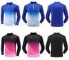 Unisex Autumn Winter Long Sleeve Football Training Suit with Half Zip for Children and Adults