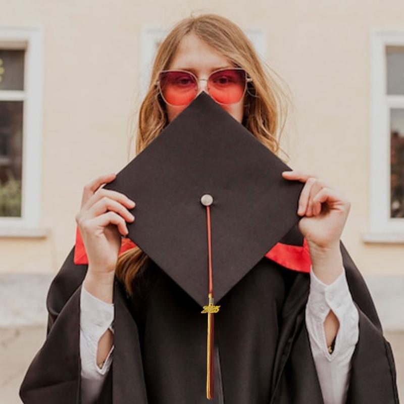 2025 Graduation Hat Tassels Charm Graduation Gowns Hat Decoration Tassels For University And School Graduates