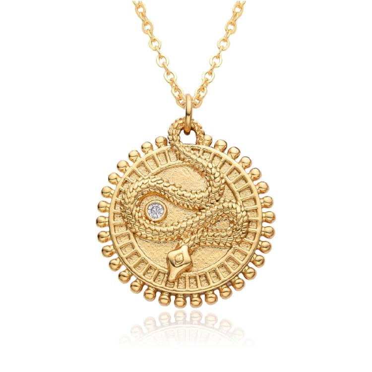 Snake Charm Necklace Enhancing Styles Trendy Women Accessories Fashion Statement Necklace for Parties and Gatherings