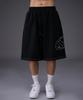 Mihag Stroke Logo Stitch Bermuda Shorts (Black)