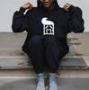 Trendy Women's Mid-High Neck Long-Sleeve Sweatshirt – Versatile and Casual for Spring and Autumn