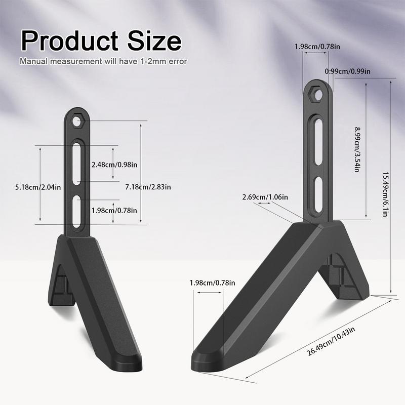 Universal Aluminum alloy TV Large Stand for 32 to 65 inch TVs Height Adjustable Anti-slip Base shockproof Living Room supplies