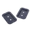 1/2Pcs Black Steel Recessed Speaker Jack Plate Connector For Dish Board Stage Loudspeaker Diy Accessories