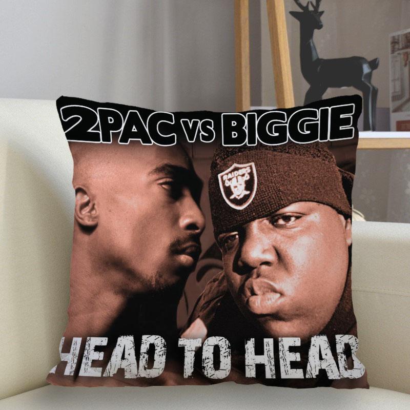 Musife New Custom 2Pac Tupac Pillowcase Sofa Decorative Cushion Cover Pillowcase Home Decor Drop Shipping