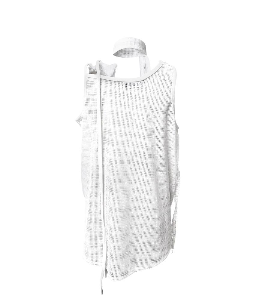 Jeongdo Mash Flowing Sleeveless. White