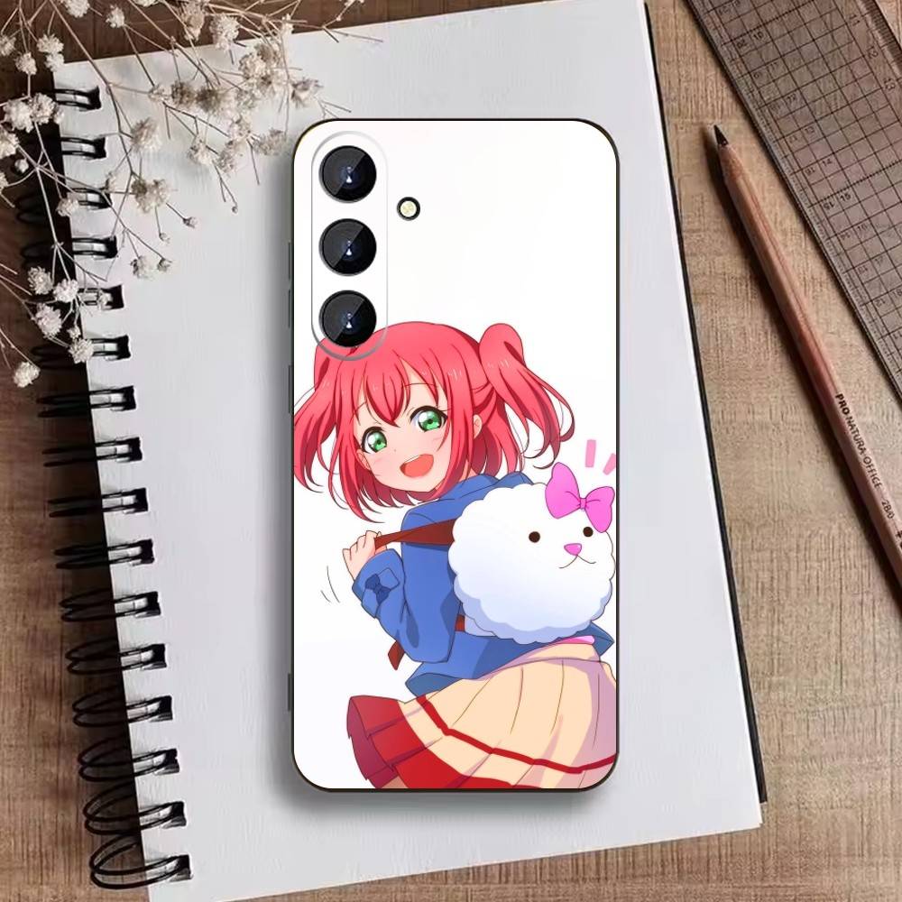 Love Live Nakasu Kasumi Phone Case For Samsung Galaxy A73,21,22,32,71,53,52,51,80,5G Soft Black Cover
