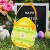 Easter Basket Bucket Felt Handle Reusable Egg Holder Decorative Gift Container Suitable for