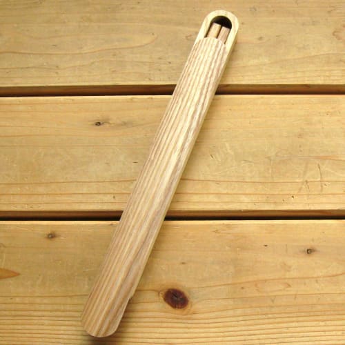 Nagao Chopsticks and Chopstick Case Set, 23cm Chestnut Chopsticks, Wooden