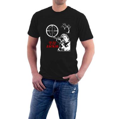 Camiseta El Día del Chacal Película Británica Clásica Camiseta Retro Homenaje