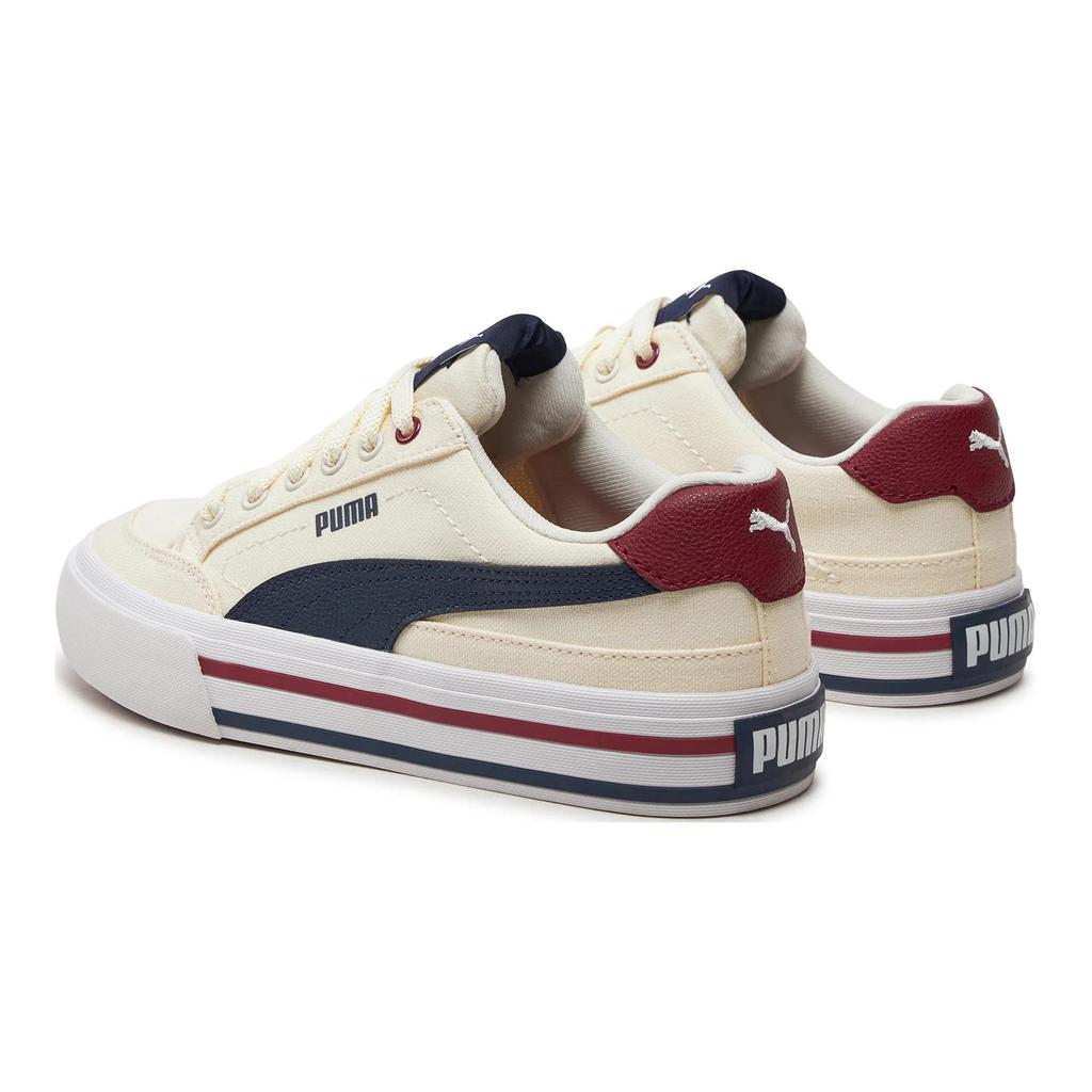 Puma Court Star Leather Court Classic Vulc Formstrip Durable Low-Top Kids Skate Shoes Kids sneaker Light-Blue 396558-01