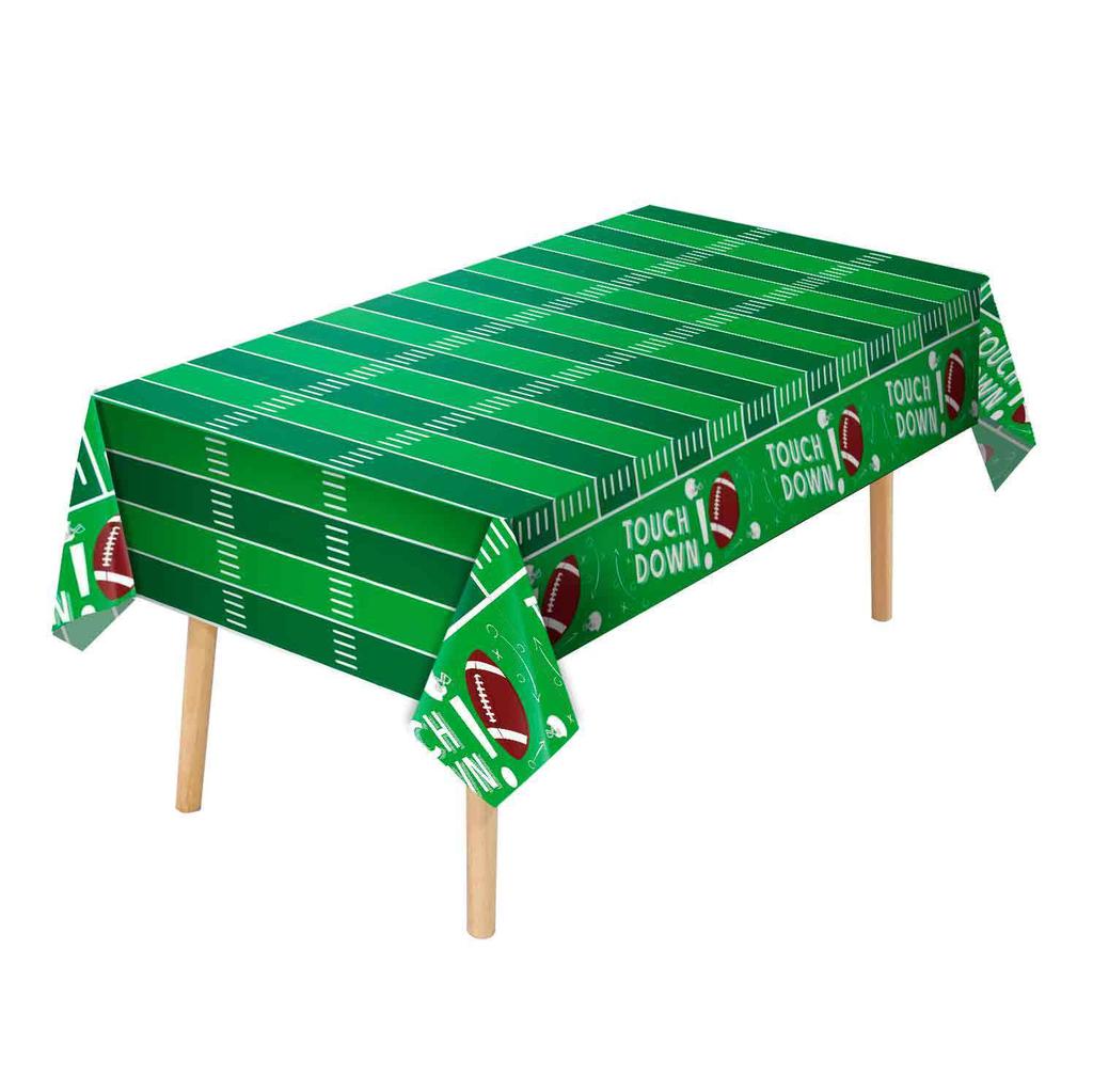 Disposable PEVA Cartoon Balloon Tablecloth - Oil-Proof, Thickened for Birthdays & Kindergarten Parties