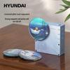HYUNDAI Retro Schallplatten Bluetooth-Lautsprecher mit Aroma-Treibsand-Licht CN-Stecker (Adapter enthalten)