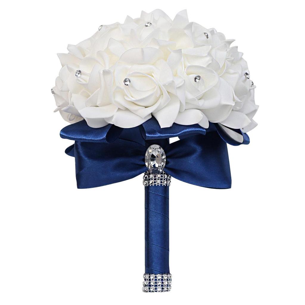 Multicolor PE Foam Bridesmaid Hand Bouquet for Weddings