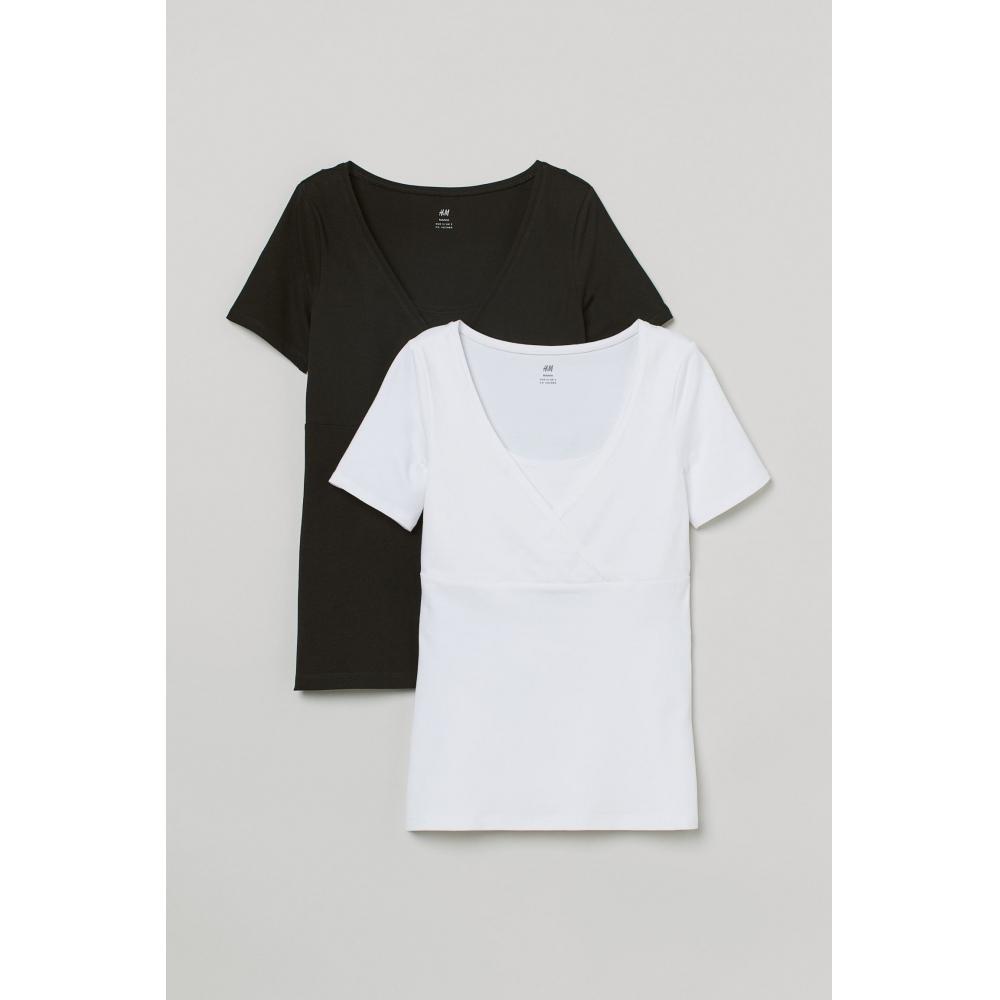 

Комплект из 2 предметов для кормления грудью HM MAMA, черный, белый