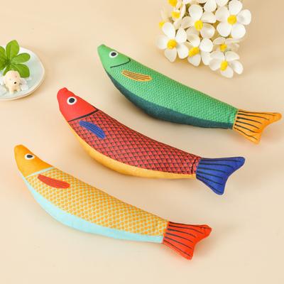 Katzen Spielzeug Training Unterhaltung Fisch Plüsch Gefülltes Kissen Simulation Fisch Katzen Spielzeug Interaktiver Fisch Haustier Kauspielzeug Haustier Zubehör